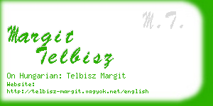 margit telbisz business card